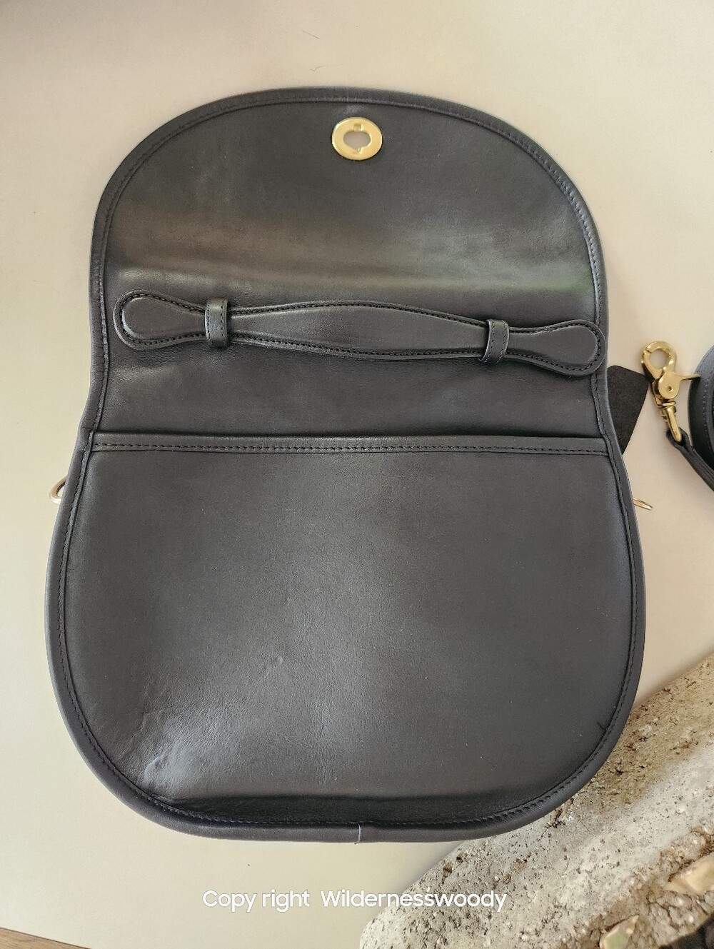 Coach Plaza Bag - The Bistro Bag, #9865 Black, 1980's To Early 1990's, Large - Picture 12 of 16